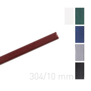 Kanał oklejany - O.CHANNEL Classic 304mm / 10mm / CZARNY / 10szt (A3+ poziomo, A4+ pionowo) MetalBind