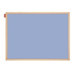 Tablica suchościeralna magnetyczna niebieska w ramie drewnianej 60x40 cm