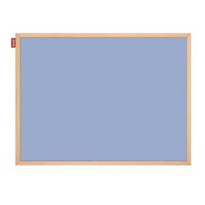 Tablica suchościeralna magnetyczna niebieska w ramie drewnianej 60x40 cm