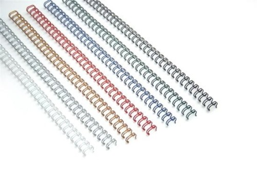 Grzbiety drutowe 11mm 7/16" skok 3:1 Argo - grzbiet drutowy Złoty www.niszczarka.net