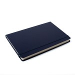 Notes Notatnik biurowy twardy w kratkę zamykany na gumkę - O.NOTE Berlin - 207 x 145 mm (A5) - GRANATOWY