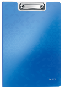 Deska z klipem i okładką Leitz WOW, niebieska