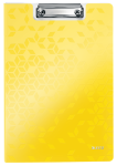 Deska z klipem i okładką Leitz WOW, żółta