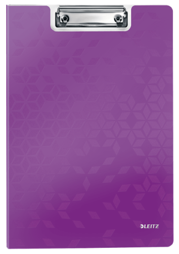 Deska z klipem i okładką Leitz WOW, fioletowa www.niszczarka.net