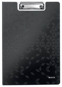 Deska z klipem i okładką Leitz WOW, czarna