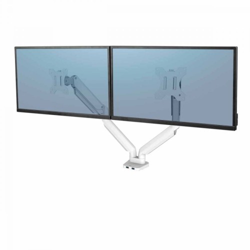 Ramię na 2 monitory Fellowes Platinum Series - poziome - BIAŁE www.niszczarka.net