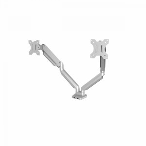 Ramię na 2 monitory Fellowes Platinum Series - poziome - SREBRNE 