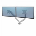 Ramię na 2 monitory Fellowes Platinum Series - poziome - SREBRNE www.niszczarka.net