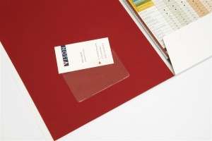 Kieszonki samoprzylepne prostokątne na wizytówkę 10 szt.