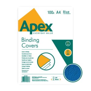 Okładka skóropodobna do bindowania DELTA A4 NIEBIESKA Apex - Fellowes 