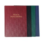 Okładka twarda - O.HARD COVER Classic 304x212mm / CZARNA / 10par / Praca Dyplomowa (A4+ pionowa)