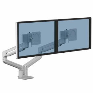 Ramię na 2 monitory Fellowes TALLO™ SREBRNE 