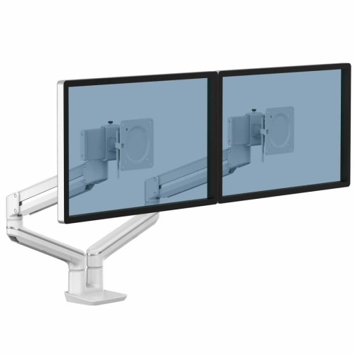 Ramię na 2 monitory Fellowes TALLO™ białe www.niszczarka.net