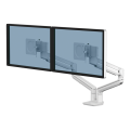 Ramię na 2 monitory Fellowes TALLO™ białe www.niszczarka.net
