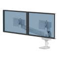 Ramię kompaktowe na 2 monitory Fellowes TALLO™ białe www.niszczarka.net