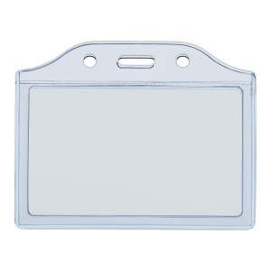 Identyfikator Holder na dwie karty 2K-H blue poziomy / opk 50szt