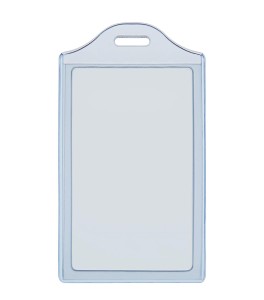 Identyfikator Holder na dwie karty 2K-V blue pionowy / opk 50szt