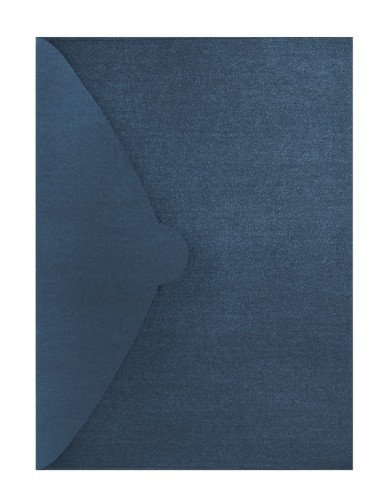 Teczka ozdobna kopertowa METALIZOWANA GRANATOWA opk. 5 sztuk A4 www.niszczarka.net