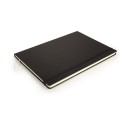 Notes Notatnik biurowy twardy w kratkę zamykany na gumkę - O.NOTE Berlin - 297 x 213 mm (A4) - czarny www.niszczarka.net