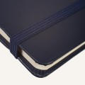Notes Notatnik biurowy twardy w kratkę zamykany na gumkę - O.NOTE Berlin - 297 x 213 mm (A4) - czarny www.niszczarka.net