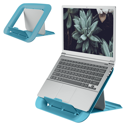 Regulowana podstawka pod laptopa Leitz Ergo Cosy morski niebieski www.niszczarka.net