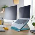 Regulowana podstawka pod laptopa Leitz Ergo Cosy morski niebieski www.niszczarka.net