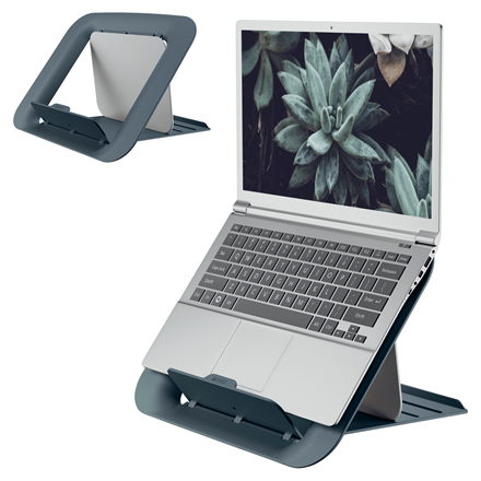 Regulowana podstawka pod laptopa Leitz Ergo Cosy - aksamitny szary www.niszczarka.net