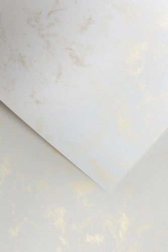 Papier pzdobny MARMUR ZŁOTY 120g/m2 opakowanie 50 arkuszy A4 www.asan.com.pl