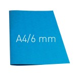 Termookładki miękkie - Thermolinen Plain (A4 pionowa) -6 mm  opakowanie 10 sztuk NIEBIESKI  
