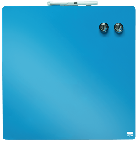 Tabliczka magnetyczna suchościeralna 36x36cm REXEL Niebieska www.niszczarka.net