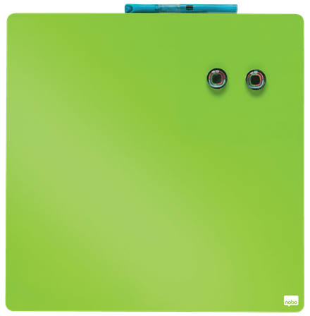 Tabliczka magnetyczna suchościeralna 36x36cm REXEL Zielona www.niszczarka.net