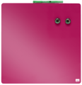 Tabliczka magnetyczna suchościeralna 36x36cm REXEL Różowa www.niszczarka.net