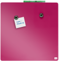Tabliczka magnetyczna suchościeralna 36x36cm REXEL Różowa www.niszczarka.net