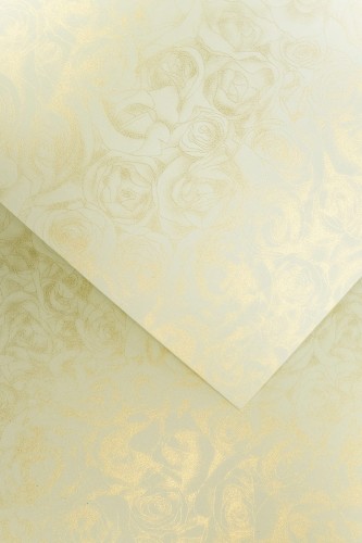 Karton Ozdobny Premium 250g/m2 RÓŻE KREMOWY 20 arkuszy A4 www.niszczarka.net