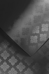 Karton ozdobny Premium 230g/m2  GLAMOUR CZARNY NEW  20 arkuszy A4