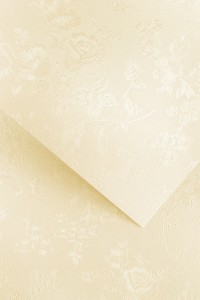 Karton Ozdobny Premium 220g/m2 FLORAL KREMOWY  20 arkuszy A4