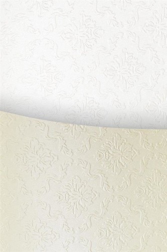 Karton ozdobny Premium 230g/m2 ORNAMENT KREMOWY NEW 20 arkuszy A4 www.niszczarka.net