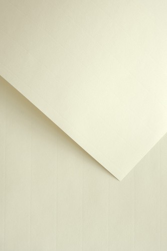 Papier Ozdobny 120g/m2 - LAID KREMOWY - 50 arkuszy A4 www.niszczarka.net