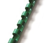 Grzbiet plastikowy  do bindowania 32mm/50szt Argo - kolor ZIELONY