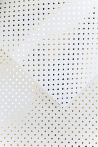 Karton Ozdobny PREMIUM 190g/m2 ZŁOTE KROPKI 10 arkuszy A4  