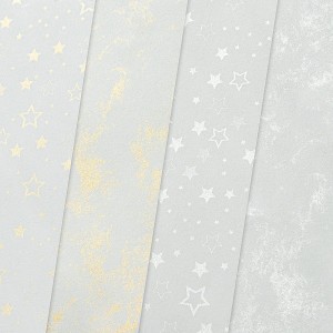 Karton ozdobny mix kolorów - Blask Gwiazd - A4 20 arkuszy 