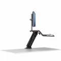 Stanowisko do pracy Sit-Stand Lotus RT - czarne na 2 monitory www.niszczarka.net