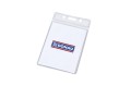Identyfikator DONAU PCV 86x58mm pionowy /50szt www.niszczarka.net