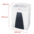 Niszczarka Securio B34 CF ścinki 1,9x15mm P-5 + system automatycznego oliwienia noży tnących www.niszczarka.net