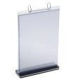 Prezenter stojący V-06-A4 pionowy - 6 przezroczystych, obracanych kart Argo www.niszczarka.net