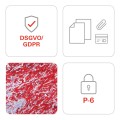 Niszczarka HSM SECURIO P36i ścinki 0,78 x 11mm P6 + oddzielny zespół tnący OMDD (2x2mm) oraz funkcja wykrywania metalu www.niszczarka.net