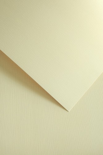 Papier Ozdobny 120g/m2 - NATTE KREMOWY - 50 arkuszy A4 WWW.NISZCZARKA.NET