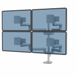 Ramię na 4 monitory Fellowes TALLO Modular™ 4FFS  - srebrne 