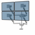 Ramię na 4 monitory Fellowes TALLO Modular™ 4FMS - srebrne  www.niszczarka.net
