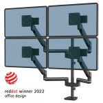 Ramię na 4 monitory Fellowes TALLO Modular™ 4FMS  - czarne